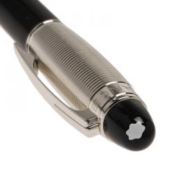 Pre Owned Montblanc Black Resin Starwalker Fine Liner Pen