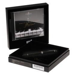 Pre Owned Montblanc Black Resin Meisterstuck Hommage Frederic Chopin Fountain Pen