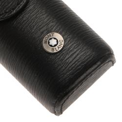 Pre Owned Montblanc Black Leather Classic Pen Pouch