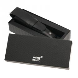 Pre Owned Montblanc Black Leather Classic Pen Pouch