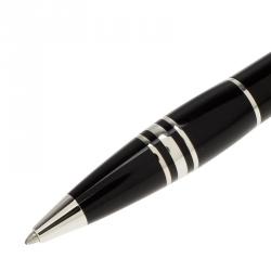 Pre Owned Montblanc StarWalker Black Resin Platinum Finish Ballpoint Pen