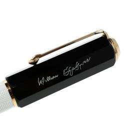 Pre Owned Montblanc Writers Edition William Shakespeare Special Edition Resin & Gold Plated Ballpoint Pen