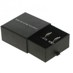 Pre Owned Montblanc Black  Stainless Steel Resin Star Cufflinks