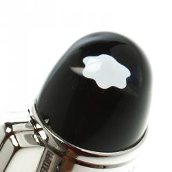 Pre Owned Montblanc StarWalker Black Resin Platinum Finish Ballpoint Pen