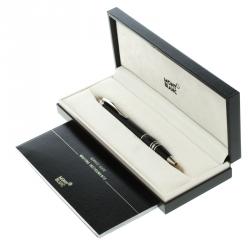Pre Owned Montblanc StarWalker Black Resin Platinum Finish Ballpoint Pen