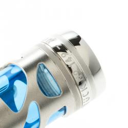 Pre Owned Montblanc Meisterstuck Solitaire Blue Hour Skeleton Fountain Pen, with 18k Gold Nib