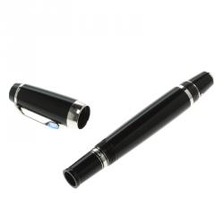 Pre Owned Montblanc Black Resin Bohème Bleu Fountain Pen, with 14k Gold Nib