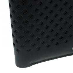 مملوكة مسبقًا محفظة مون بلان أكستريم جلد أسود ثنائية الطي