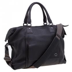 Montblanc Dark Brown Soft Grained Leather Meisterstuck Tote 