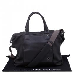 Montblanc Dark Brown Soft Grained Leather Meisterstuck Tote 