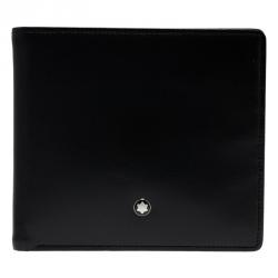 Montblanc Black Leather Miesterstuck Bifold Wallet
