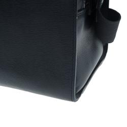 Montblanc Black Leather Messenger Bag