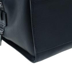 Montblanc Black Leather Messenger Bag