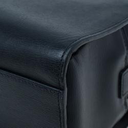 Montblanc Black Leather Messenger Bag