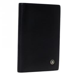 مملوكة مسبقًا Montblanc Black Leather Westside Business Card Holder
