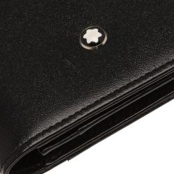 Pre Owned Montblanc Black Leather Meisterstuck Card Holder