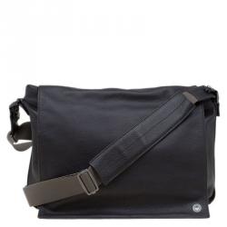 Montblanc Choco Brown Leather Meisterstuck Messenger Bag
