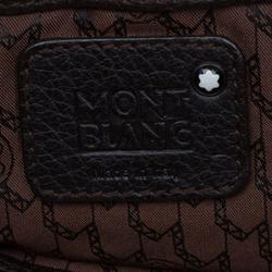 Montblanc Choco Brown Leather Meisterstuck Messenger Bag