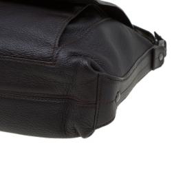 Montblanc Choco Brown Leather Meisterstuck Messenger Bag