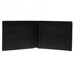Pre Owned Montblanc Black Leather Extreme Bi Fold 6CC Wallet