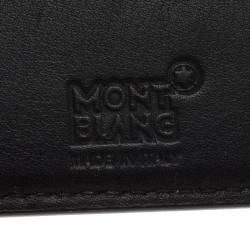 Pre Owned Montblanc Black Leather Extreme Bi Fold 6CC Wallet