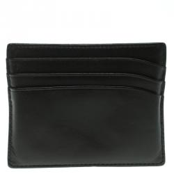 Pre Owned Montblanc Black Leather Meisterstuck Card Holder 6CC