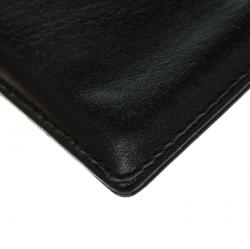 Pre Owned Montblanc Black Leather Meisterstuck Card Holder 6CC