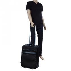 Montblanc Black Fabric/Leather Night Flight Trolley 