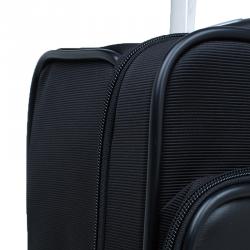 Montblanc Black Fabric/Leather Night Flight Trolley 