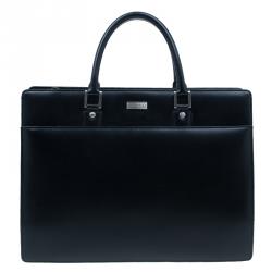 Montblanc Black Leather Meisterstuck Document Case