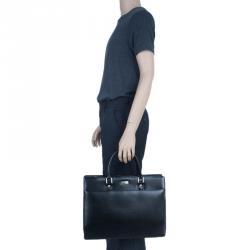 Montblanc Black Leather Meisterstuck Document Case