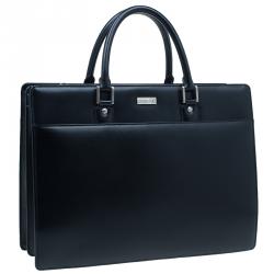 Montblanc Black Leather Meisterstuck Document Case