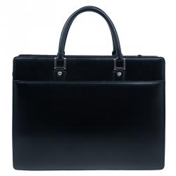 Montblanc Black Leather Meisterstuck Document Case