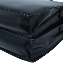 Montblanc Black Leather Meisterstuck Document Case