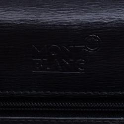 Montblanc Black Leather Westside Double Gusset Briefcase