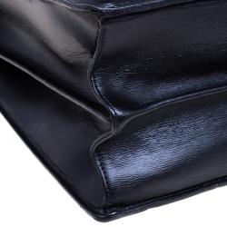 Montblanc Black Leather Westside Double Gusset Briefcase