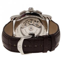 Pre Owned Montblanc Silver Stainless Steel Star Men's Wristwatch 44MM