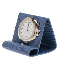 Pre Owned Montblanc White Stainless Steel Classic Pocket Watch 45MM