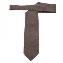 Pre Owned Moschino Grey Dancing M Tie