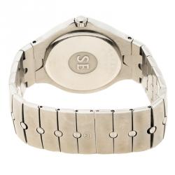Pre Owned Movado White Stainless Steel UAE Logo Sports Limited Edition Men's Wristwatch 42mm