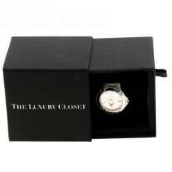 Pre Owned Movado White Stainless Steel UAE Logo Sports Limited Edition Men's Wristwatch 42mm