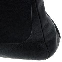 Pre Owned Mulberry Black Leather Messenger Bag