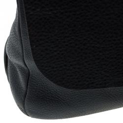 Pre Owned Mulberry Black Leather Messenger Bag