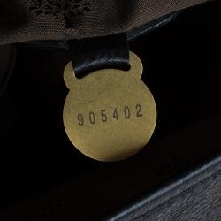 Pre Owned Mulberry Black Leather Messenger Bag