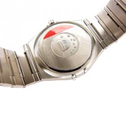 Pre Owned Omega Grey Stainless Steel Constellation Men's Wristwatch 32MM