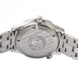 Pre Owned Omega Seamaster 300m SS Blue/Silver Mens Wristwatch 36mm