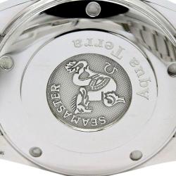 Pre Owned Omega Silver Stainless Steel Seamaster Aqua Terra Men's Wristwatch 36MM