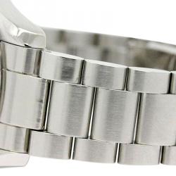 Pre Owned Omega Silver Stainless Steel Seamaster Aqua Terra Men's Wristwatch 36MM
