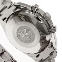 Omega Blue Stainless Steel Speedmaster Men's Wristwatch 39MM