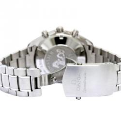 Omega Silver Stainless Steel Speedmaster Men's Wristwatch 39MM